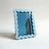 Magnetic Modular Wavey Plastic Frame - Ice Blue - 5x7 Inch