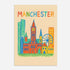 Manchester Crayon Skyline - The House Of BLOC