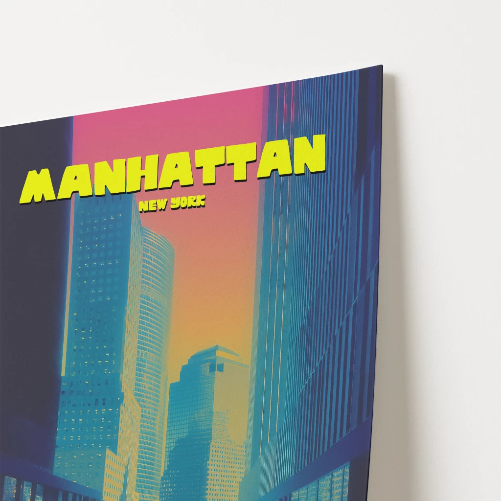 Manhattan New York Manhattan America Travel Poster