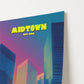 Midtown New York Manhattan America Travel Poster