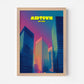 Midtown New York Manhattan America Travel Poster