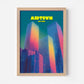 Midtown New York Manhattan America Travel Poster