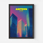 Midtown New York Manhattan America Travel Poster