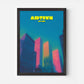 Midtown New York Manhattan America Travel Poster