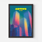 Midtown New York Manhattan America Travel Poster