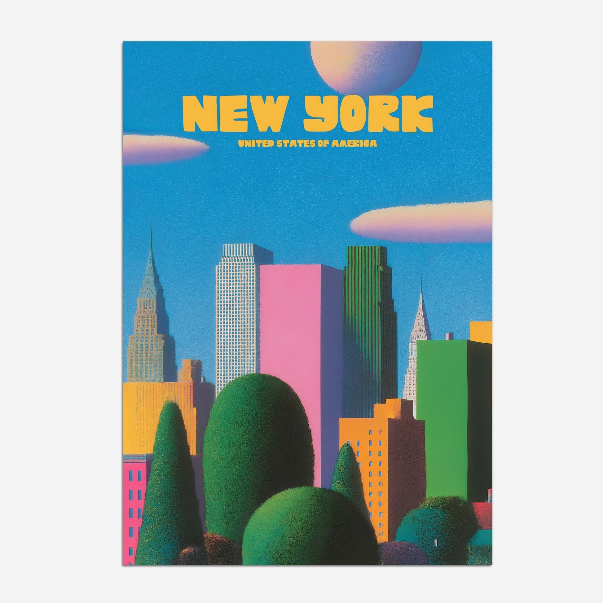 Neon Skyline NYC - The House Of BLOC