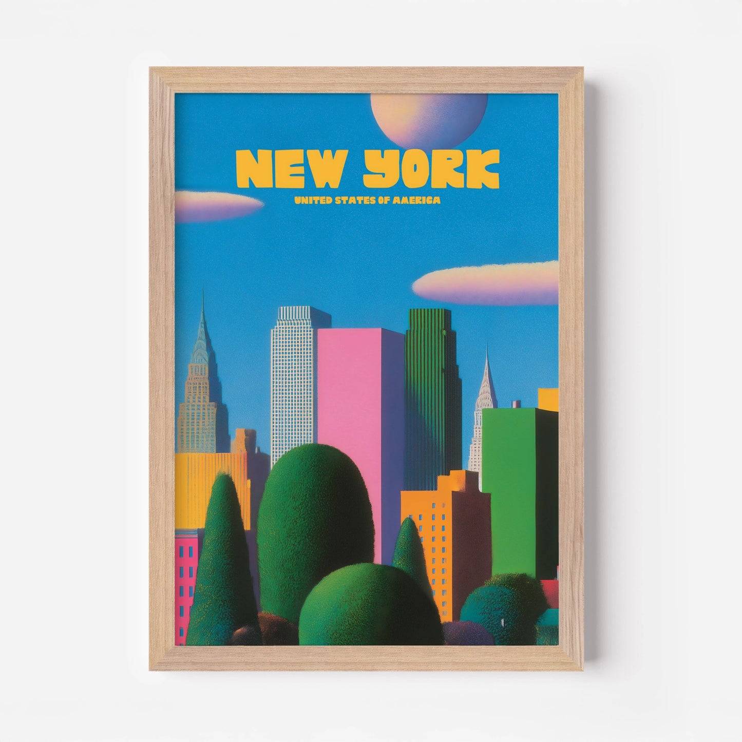 Neon Skyline NYC - The House Of BLOC