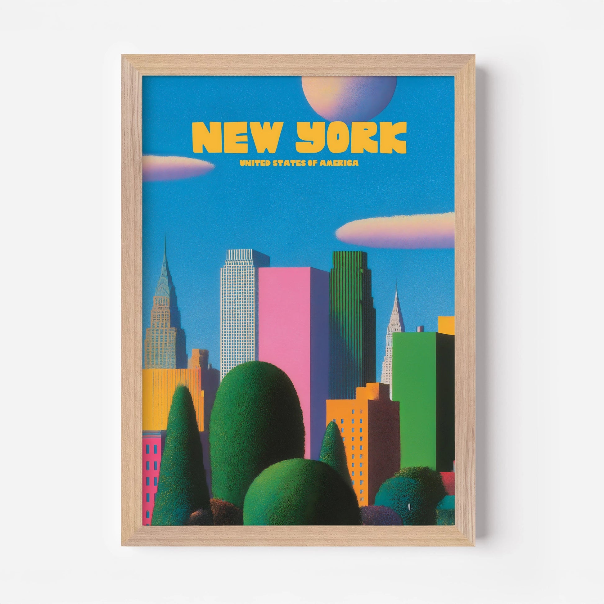 Neon Skyline NYC - The House Of BLOC