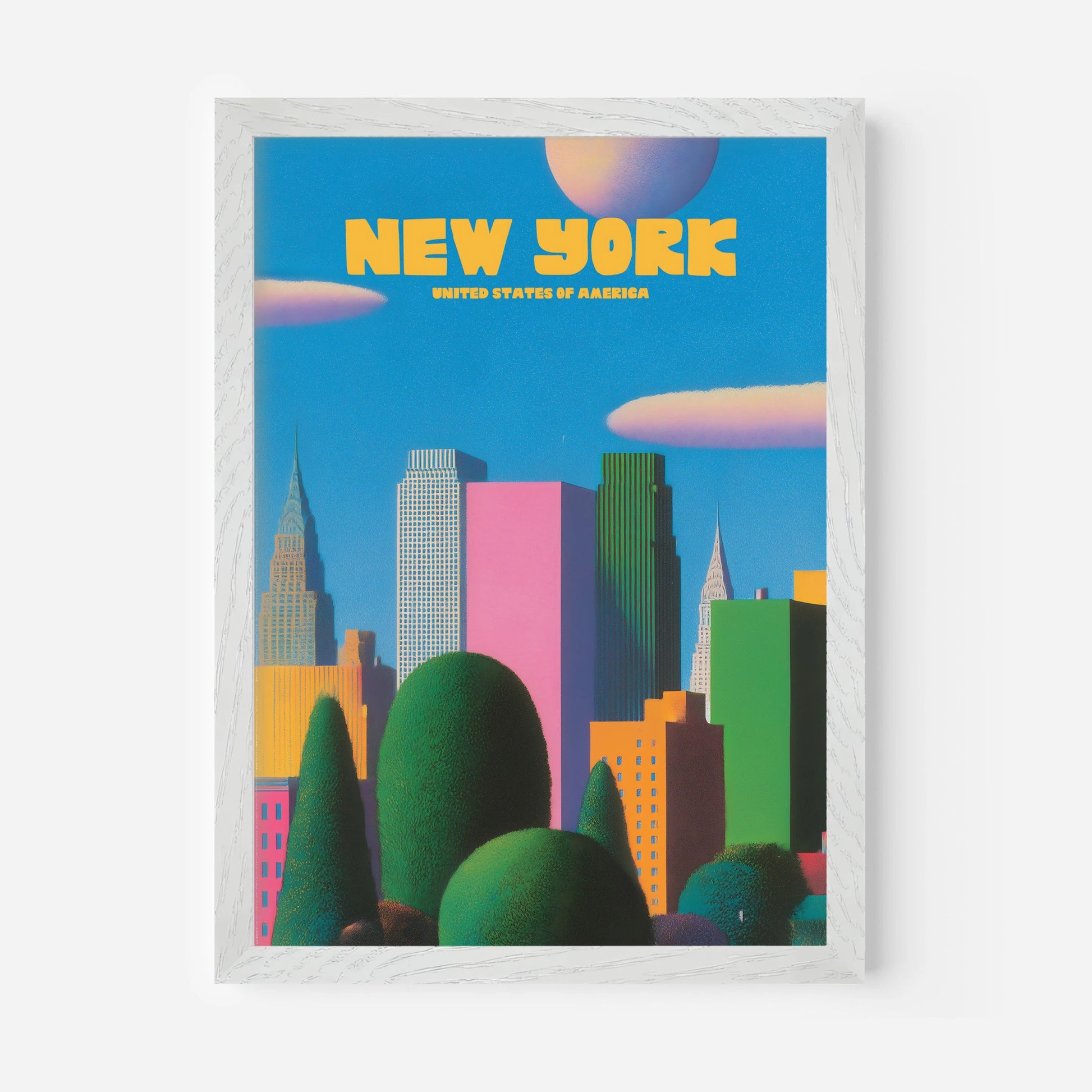 Neon Skyline NYC - The House Of BLOC
