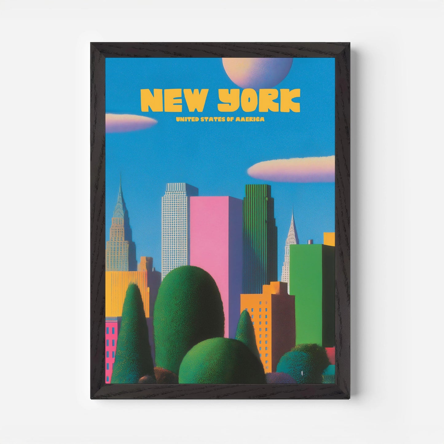 Neon Skyline NYC - The House Of BLOC
