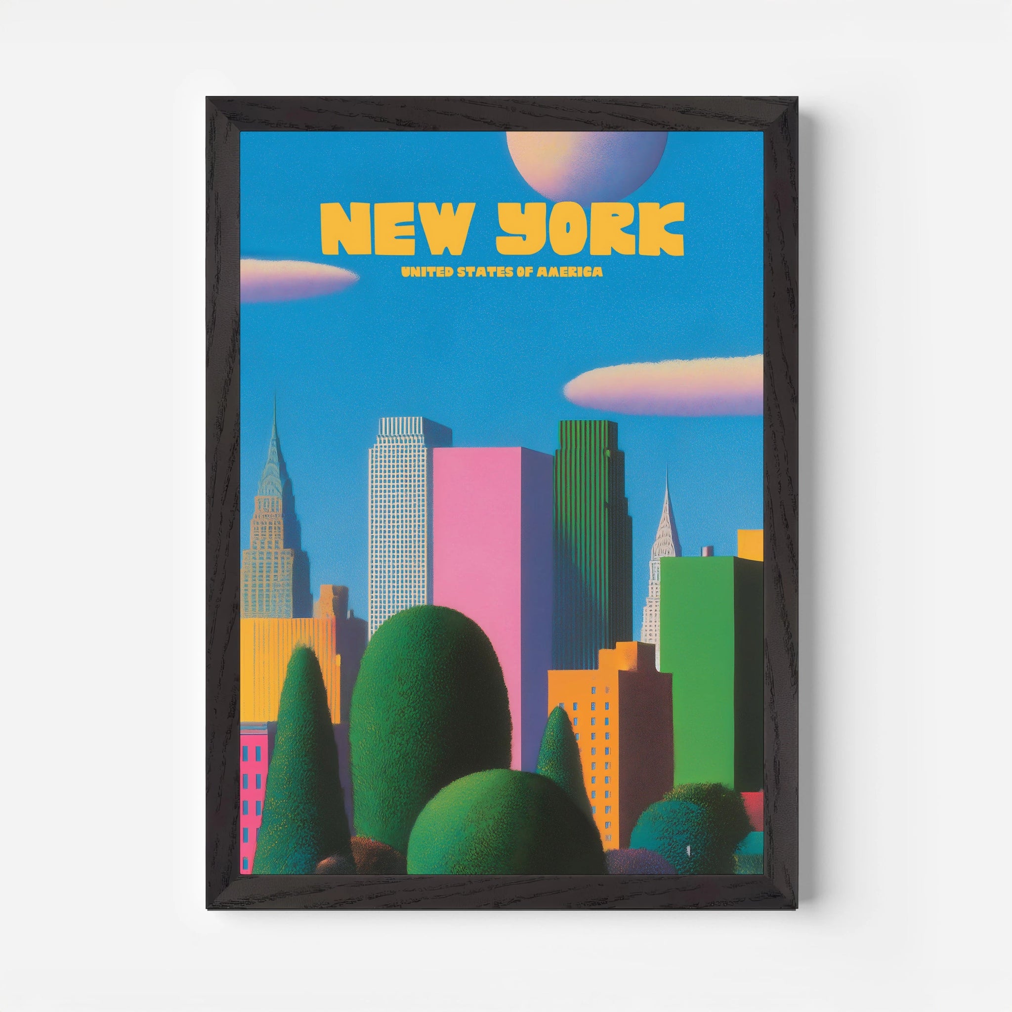 Neon Skyline NYC - The House Of BLOC