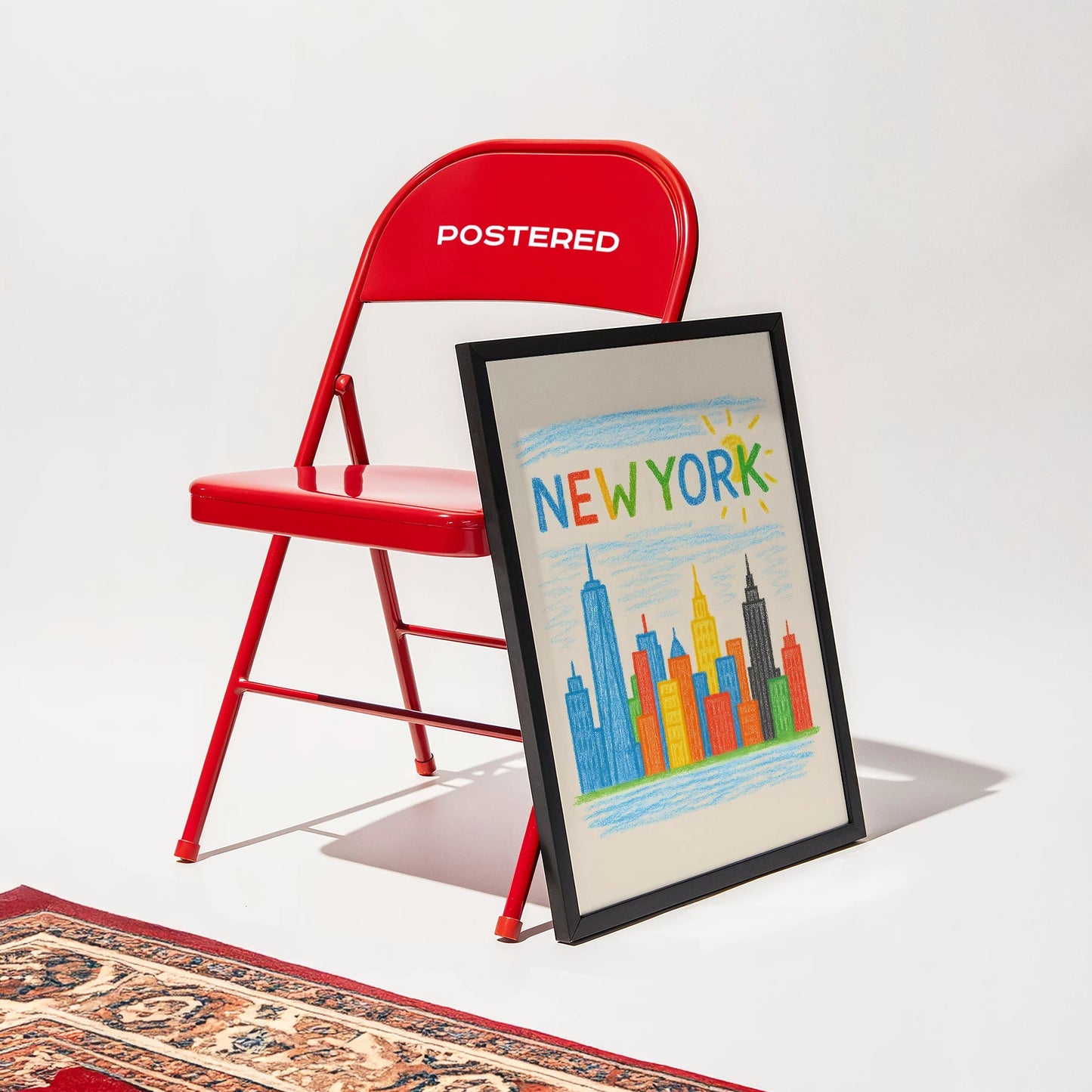 New York Crayon Skyline - The House Of BLOC