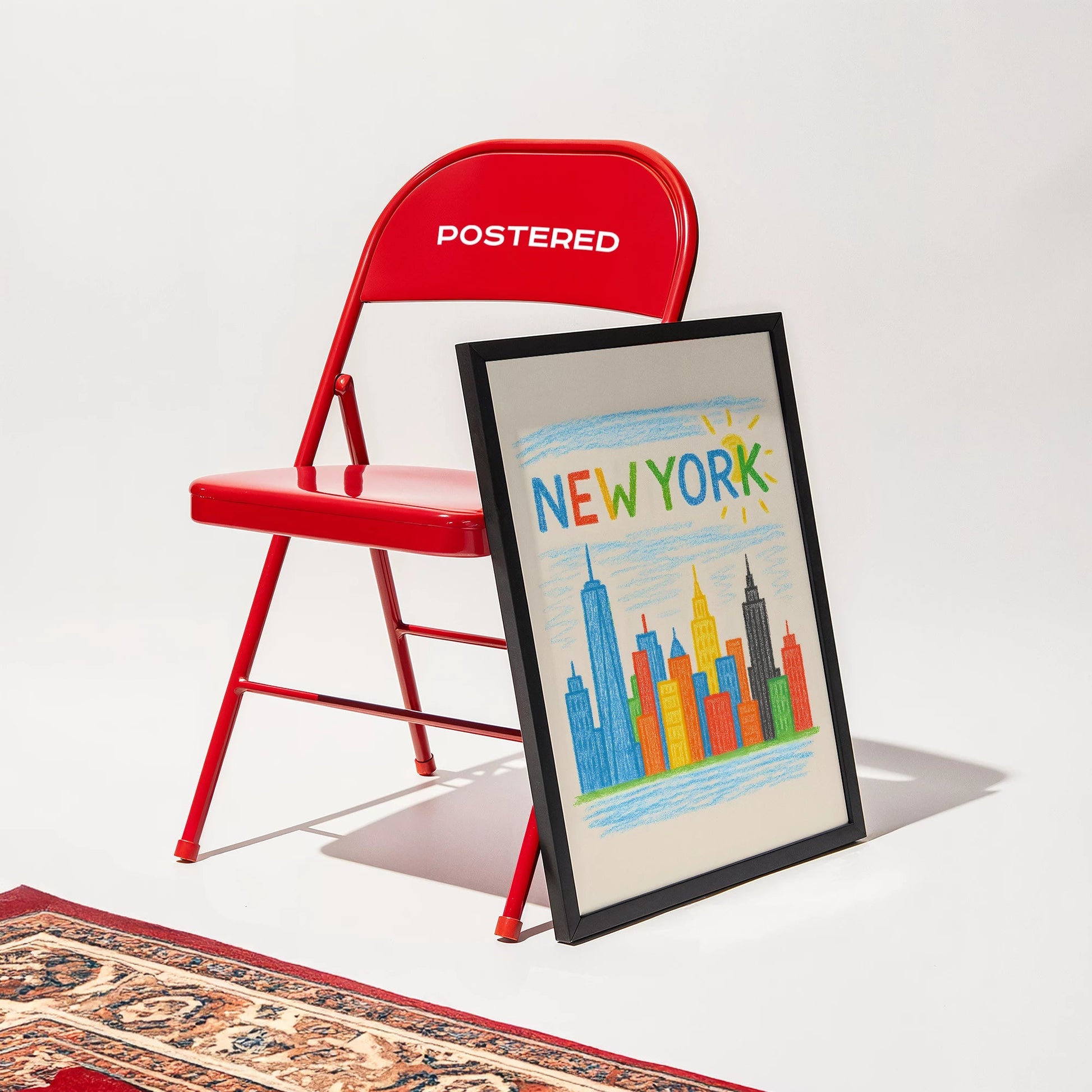 New York Crayon Skyline - The House Of BLOC