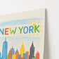 New York Crayon Skyline - The House Of BLOC