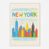 New York Crayon Skyline - The House Of BLOC