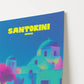 Santorini Greece Island Travel Poster - Postered