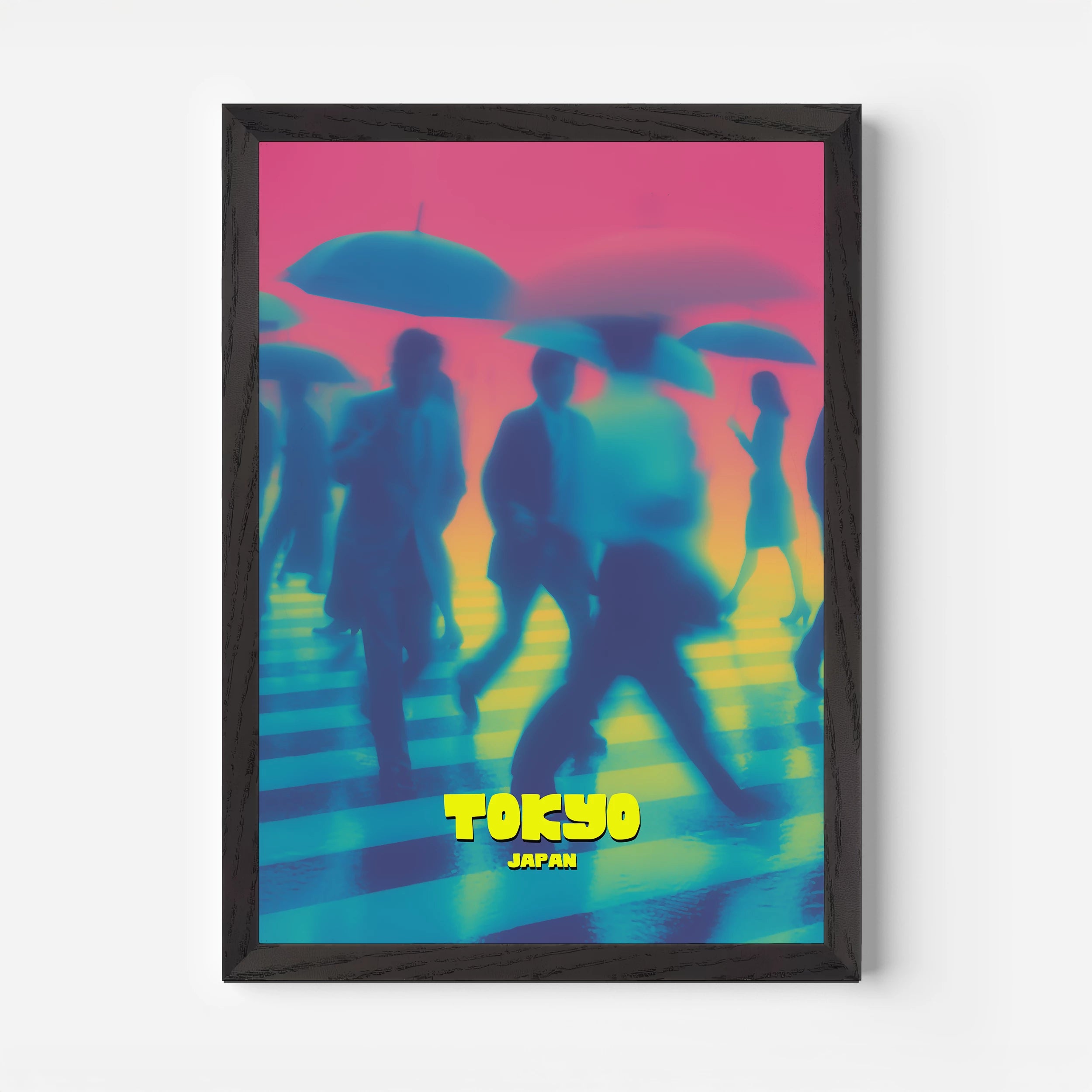 Shibuya Crossing Tokyo Japan Asia Travel Poster