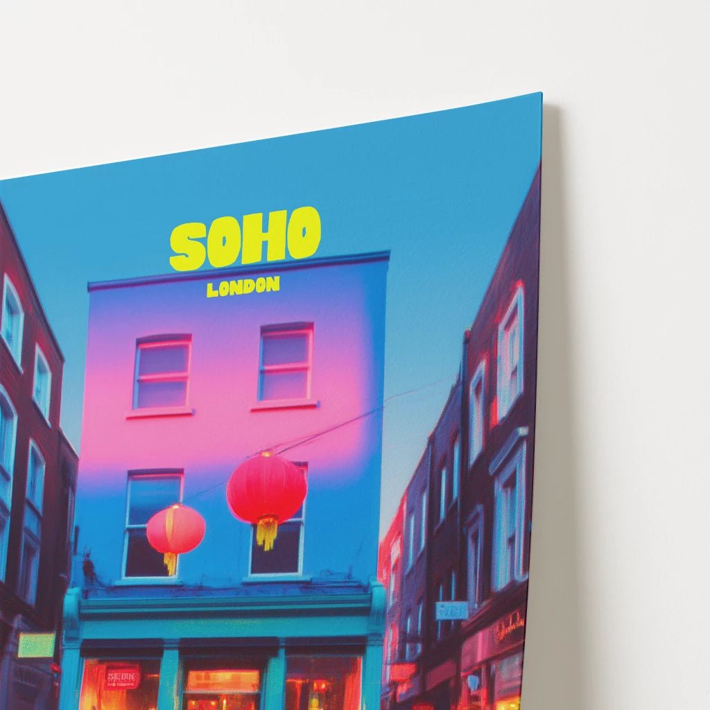 Soho London England Travel Poster - Postered