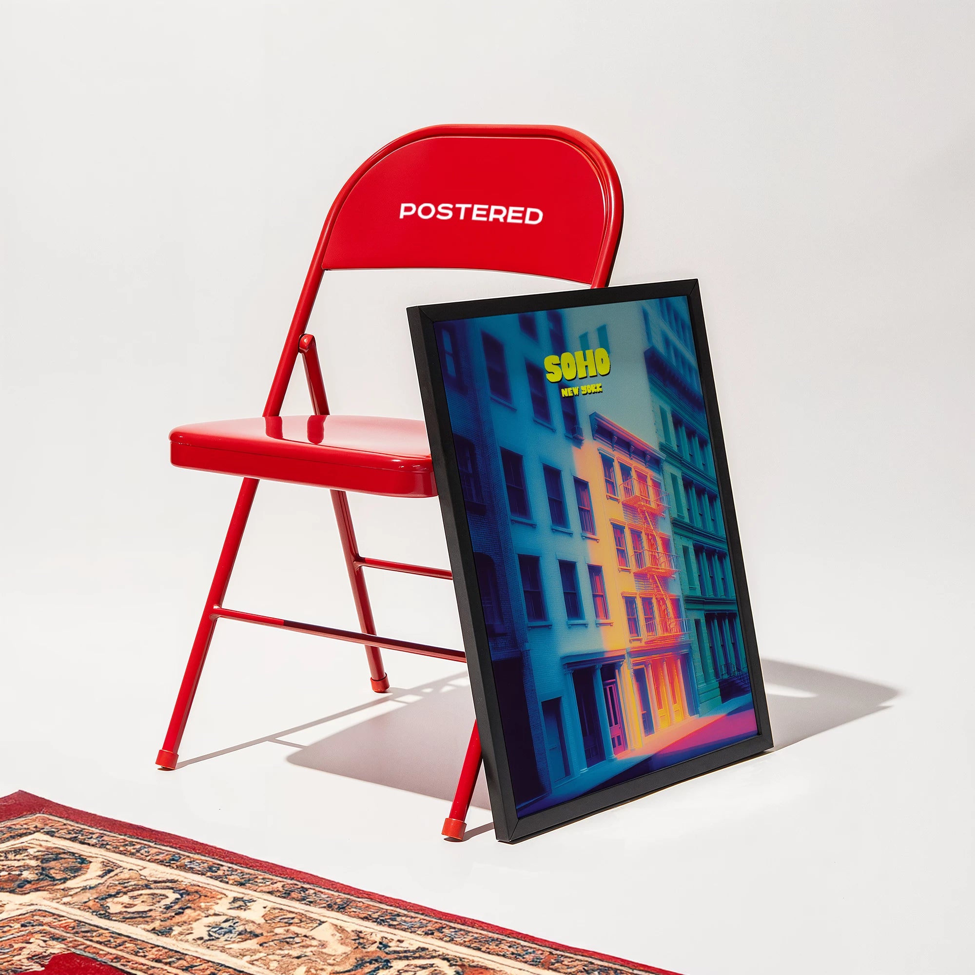 Soho New York Manhattan America Travel Poster