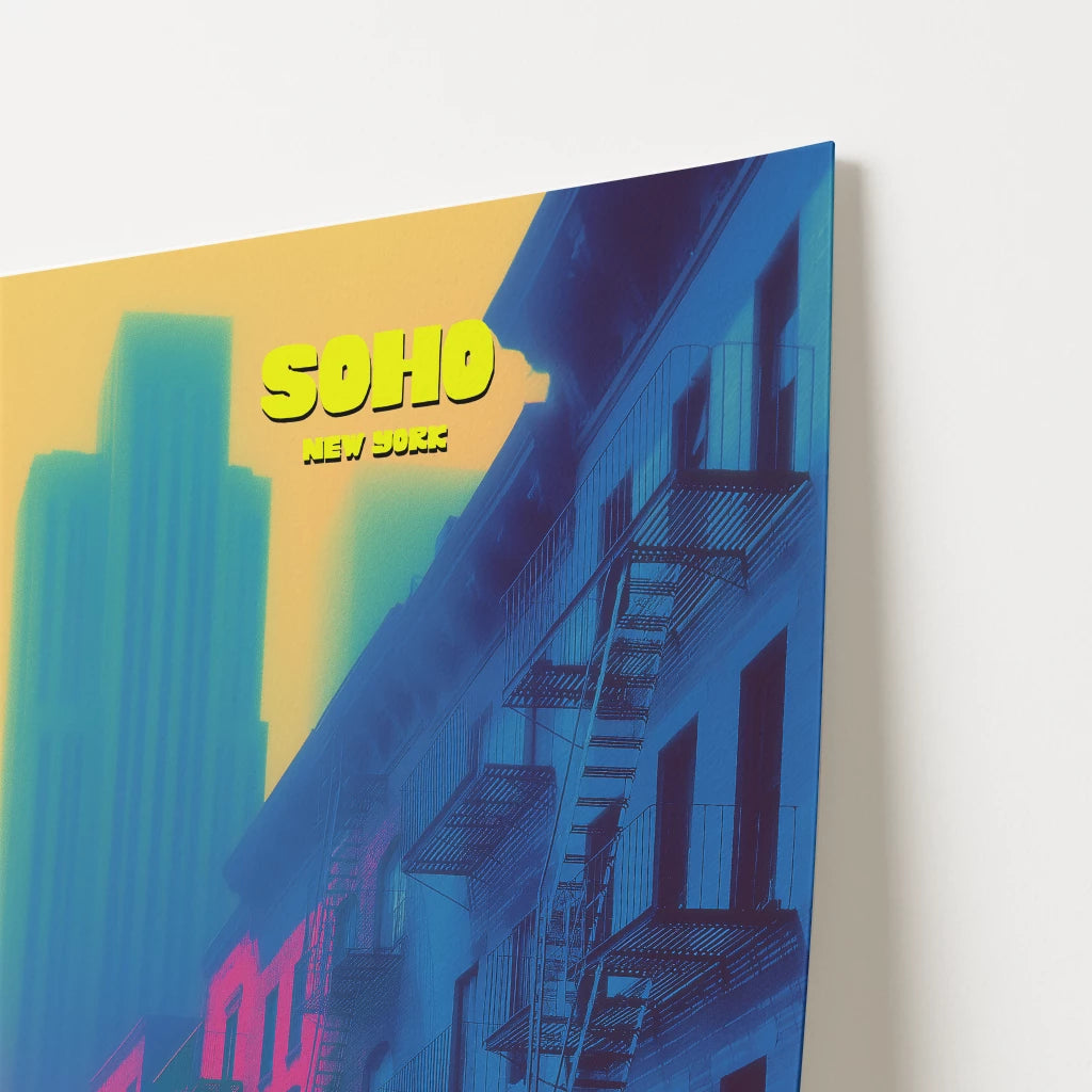Soho New York Manhattan America Travel Poster