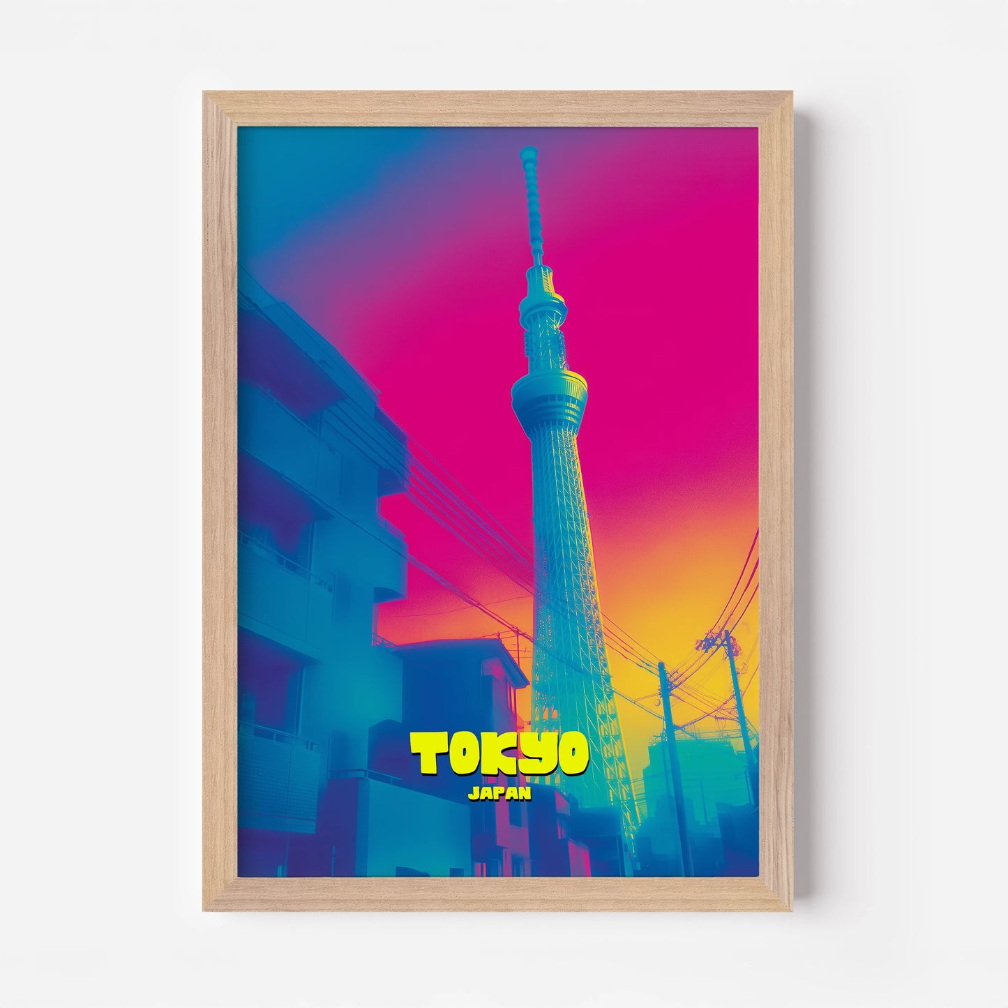 Tokyo Skytree Japan Asia Travel Poster