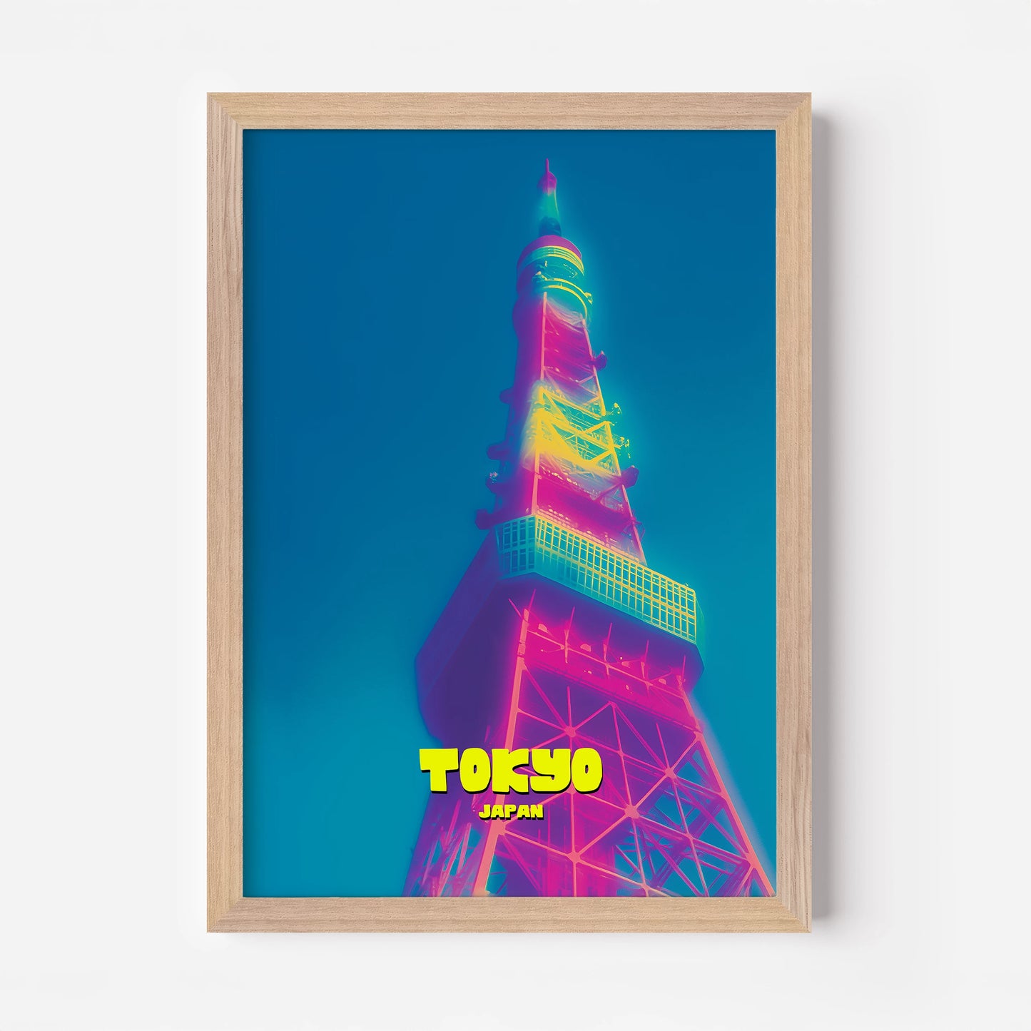 Tokyo Tower Japan Asia Travel Poster