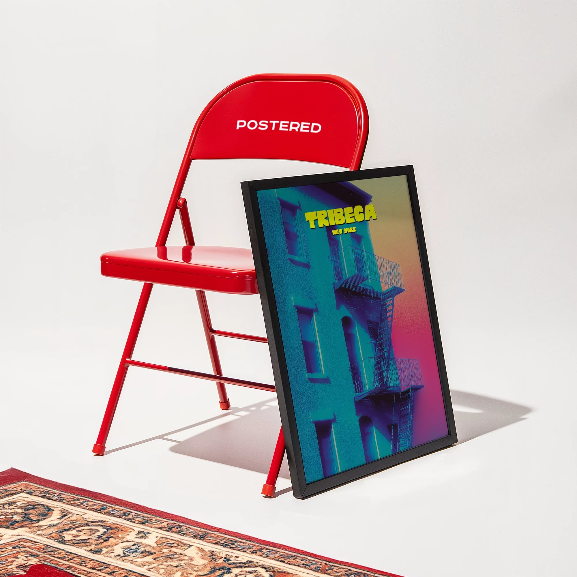 Tribeca New York Manhattan America Travel Poster
