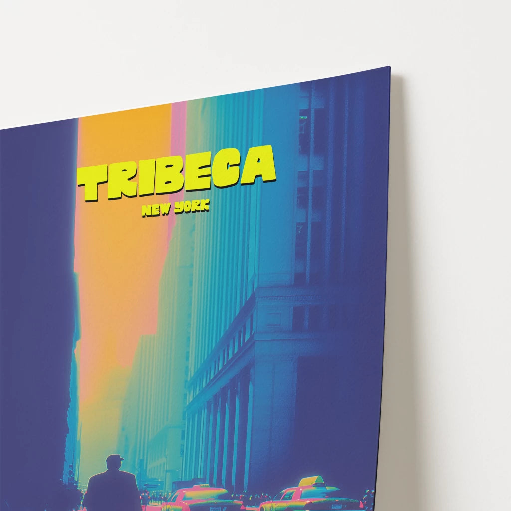 Tribeca New York Manhattan America Travel Poster