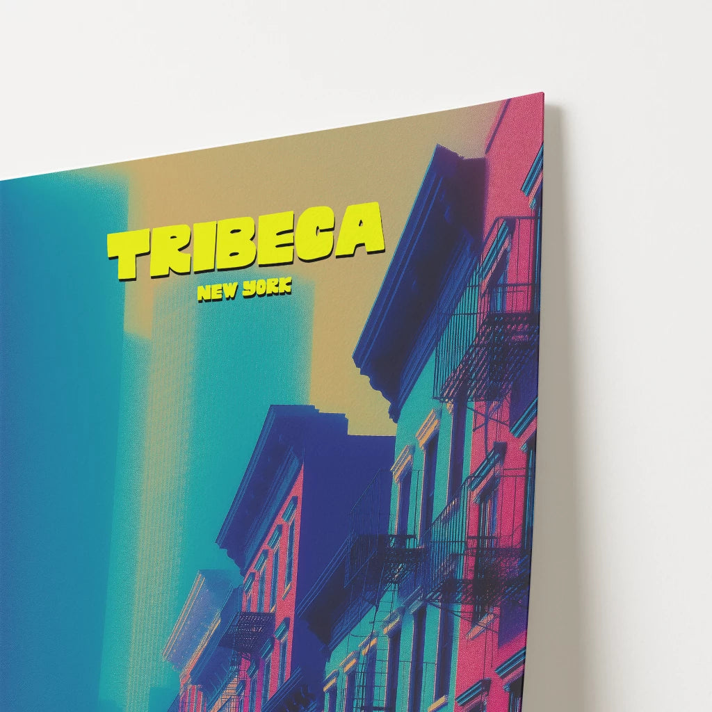 Tribeca New York Manhattan America Travel Poster