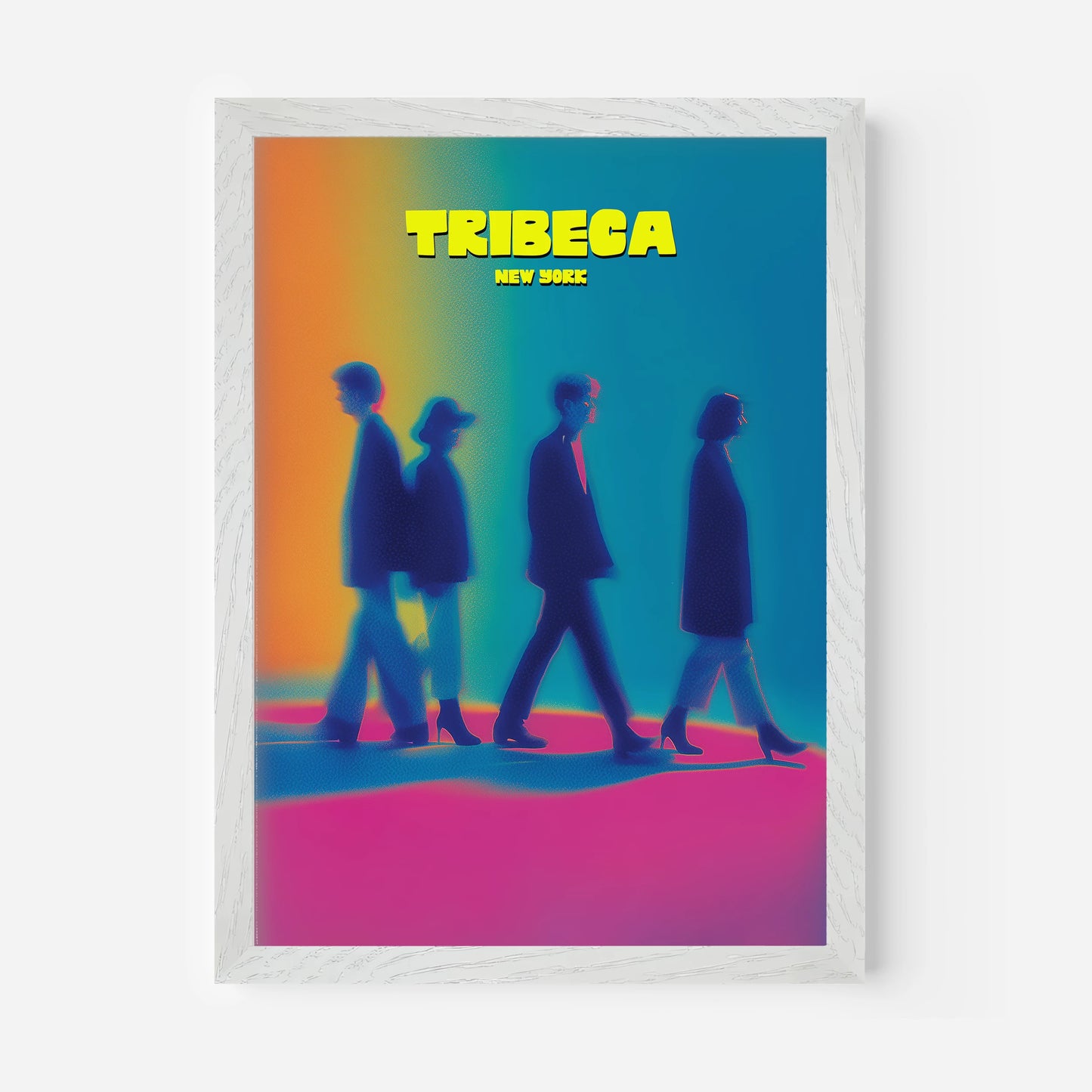 Tribeca New York Manhattan America Travel Poster