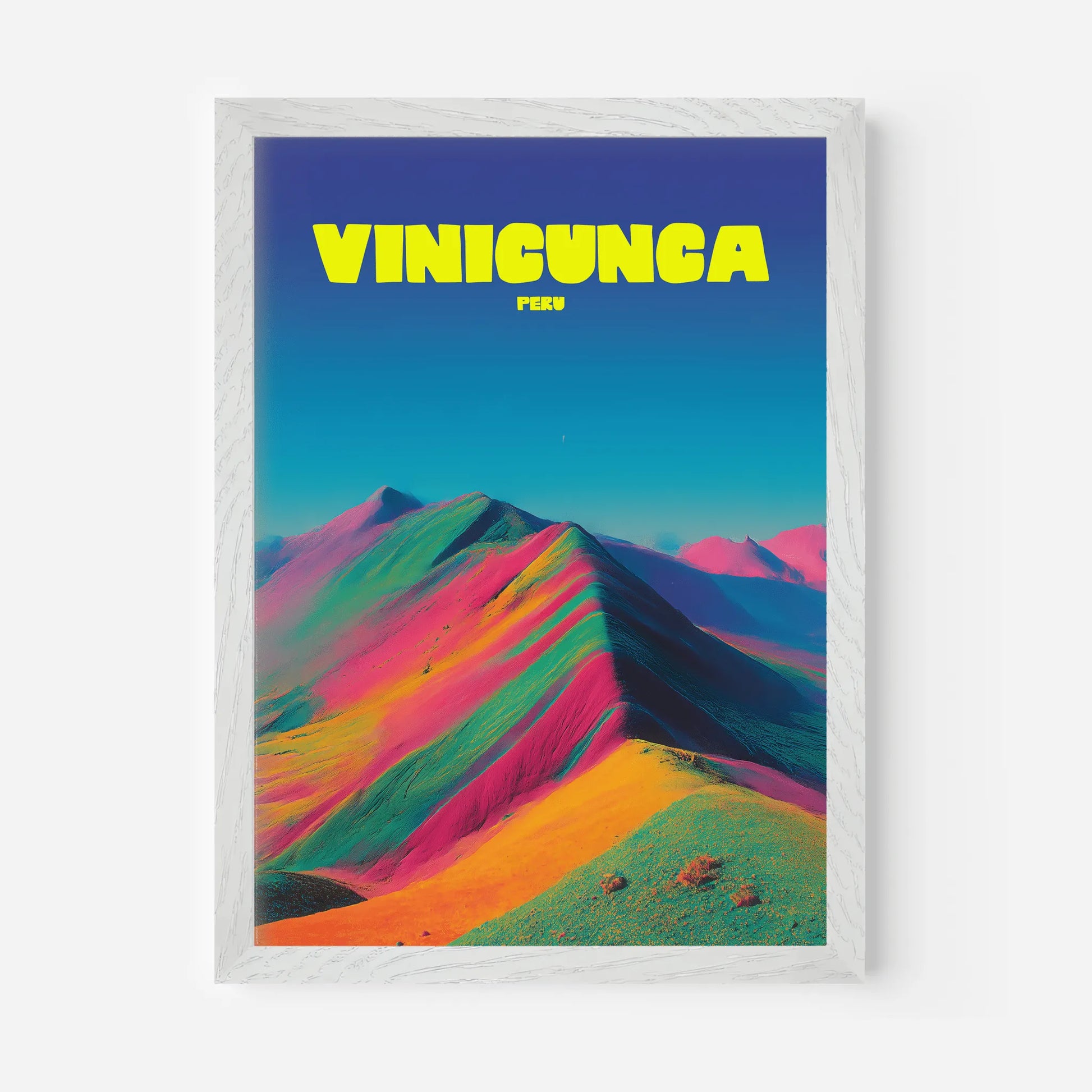 Vinicunca Peru South America Travel Poster - Postered