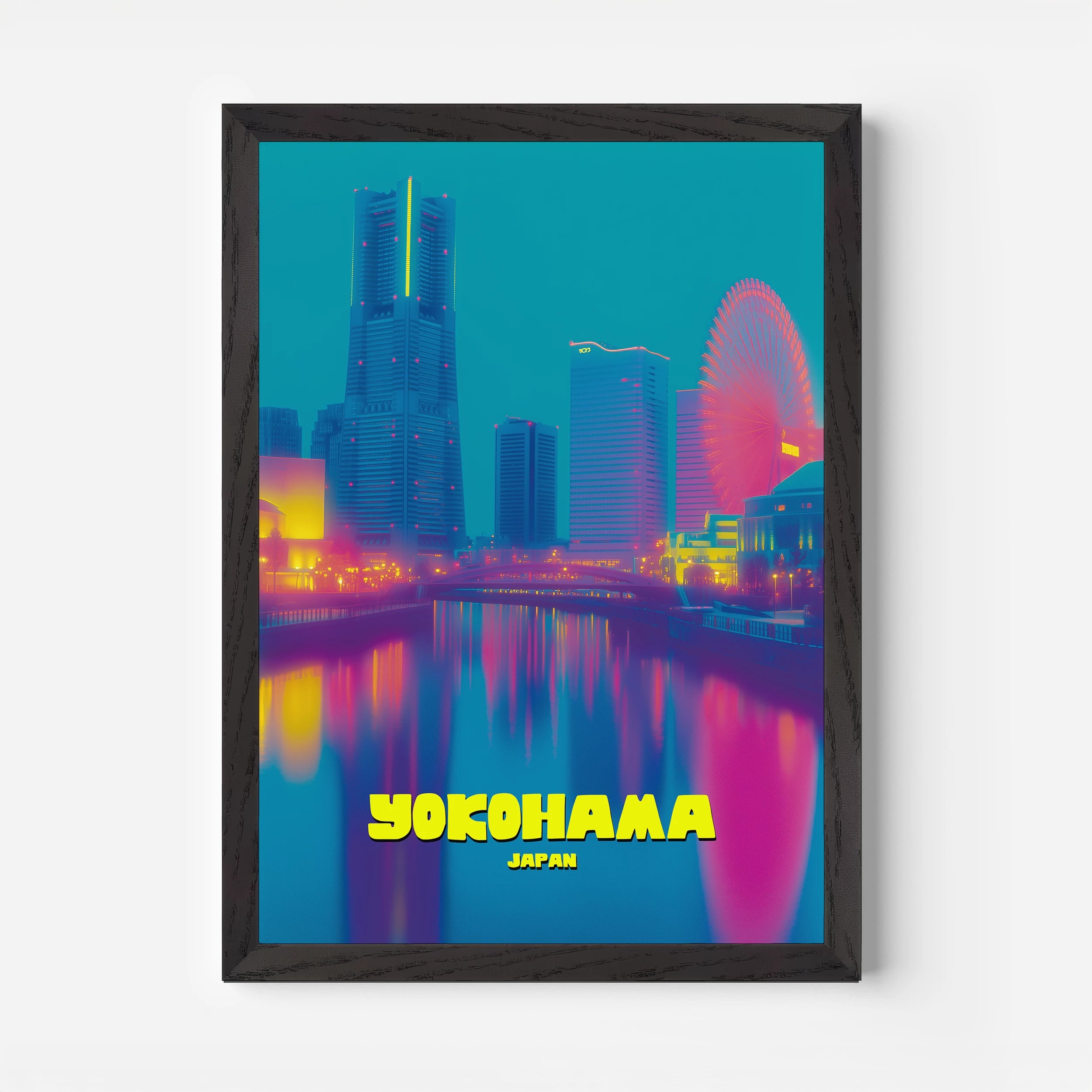 Yokohama Japan Asia Travel Poster