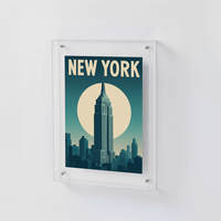 Acrylic Picture Frame - Clear - Postered