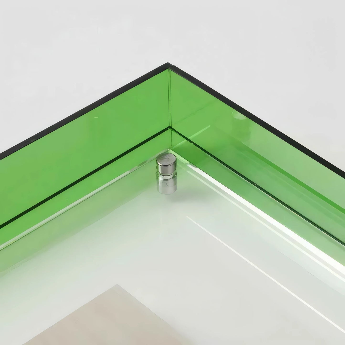 Coloured Transparent Acrylic Picture Frame - Green