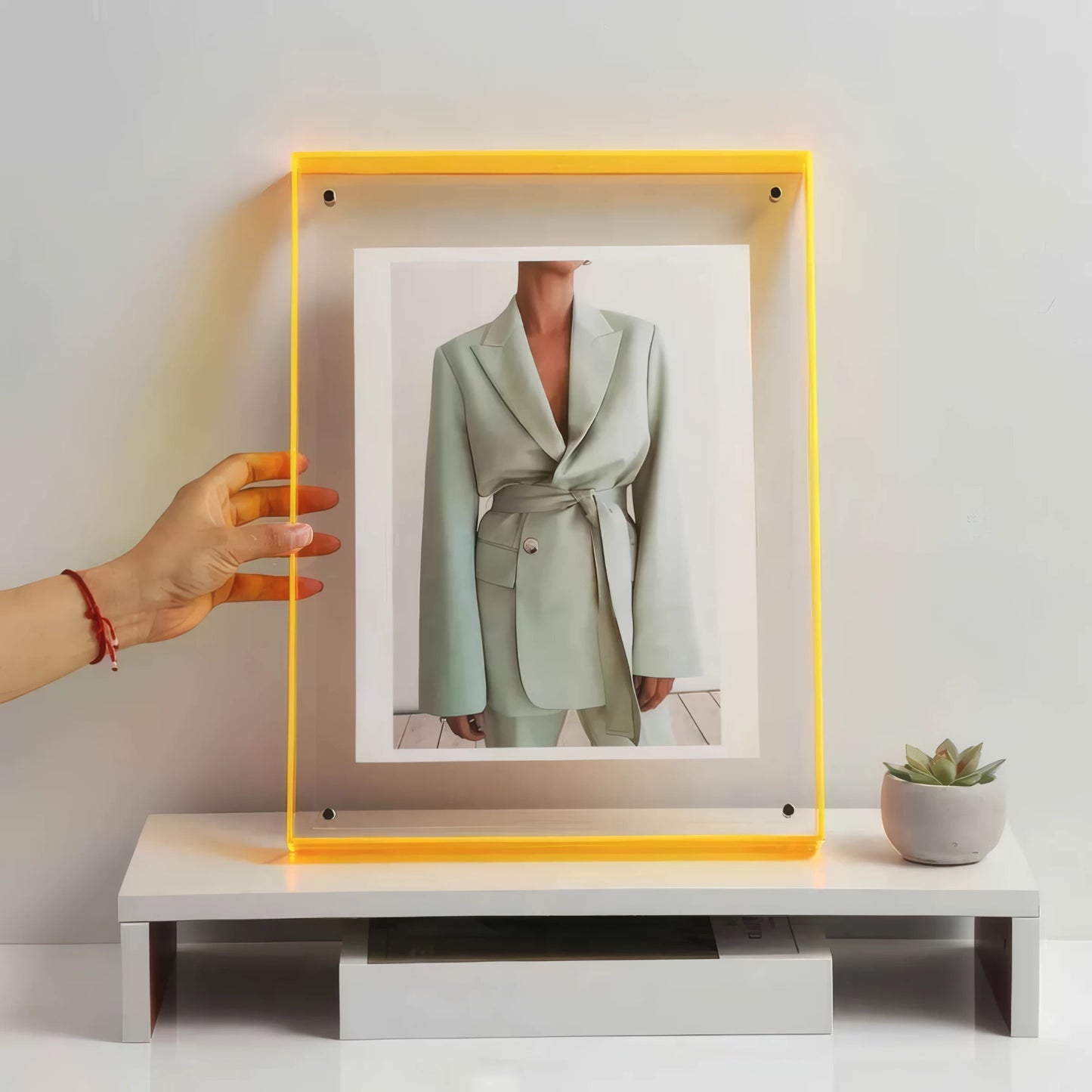Acrylic Picture Frame - Grey - The House Of BLOC