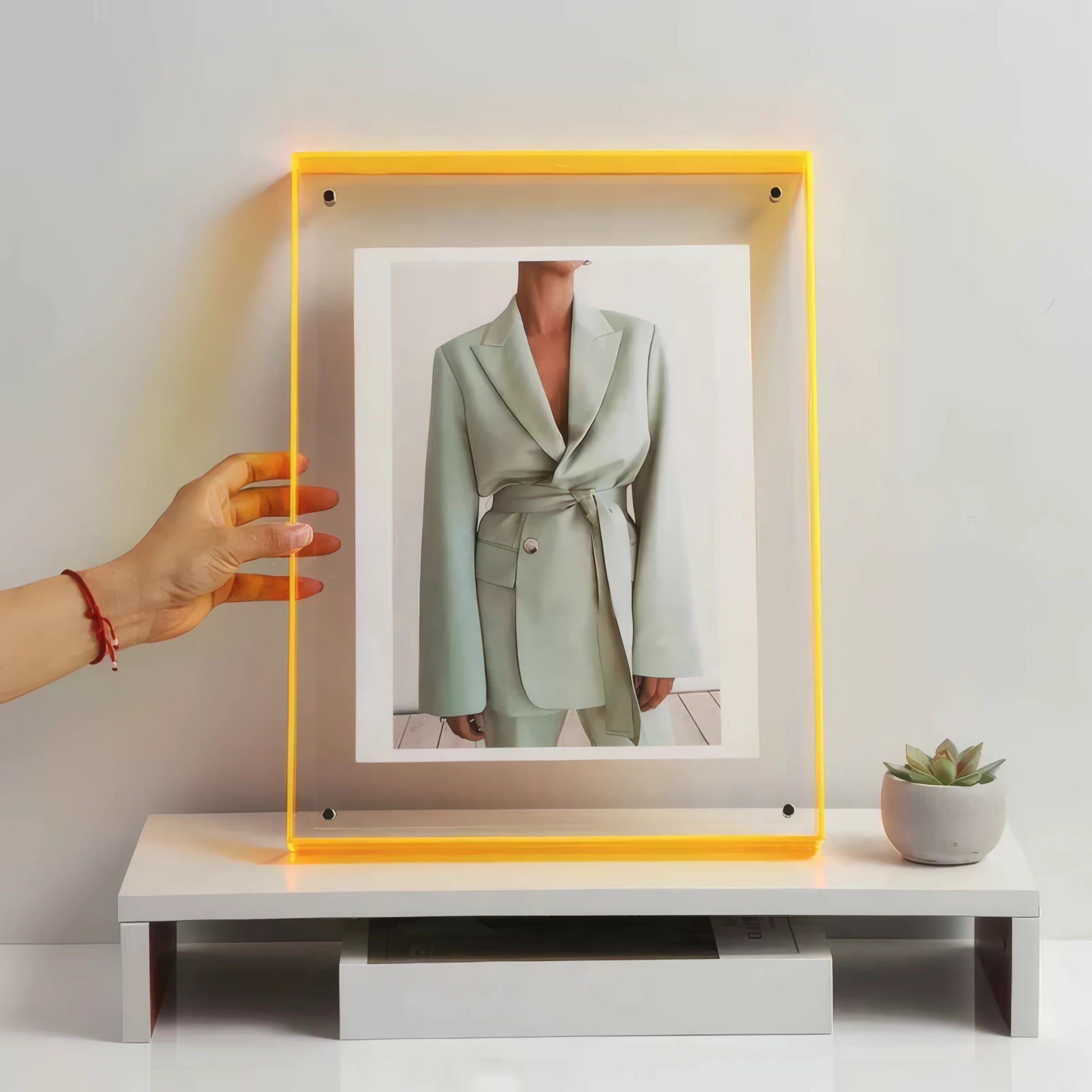 Acrylic Picture Frame - Grey - The House Of BLOC