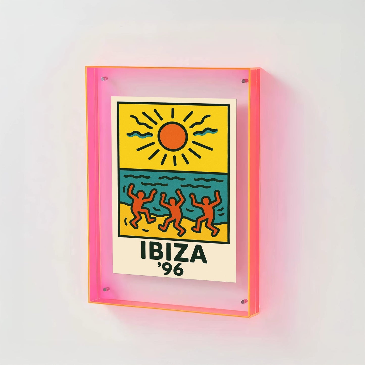 Acrylic Picture Frame - Pink - The House Of BLOC