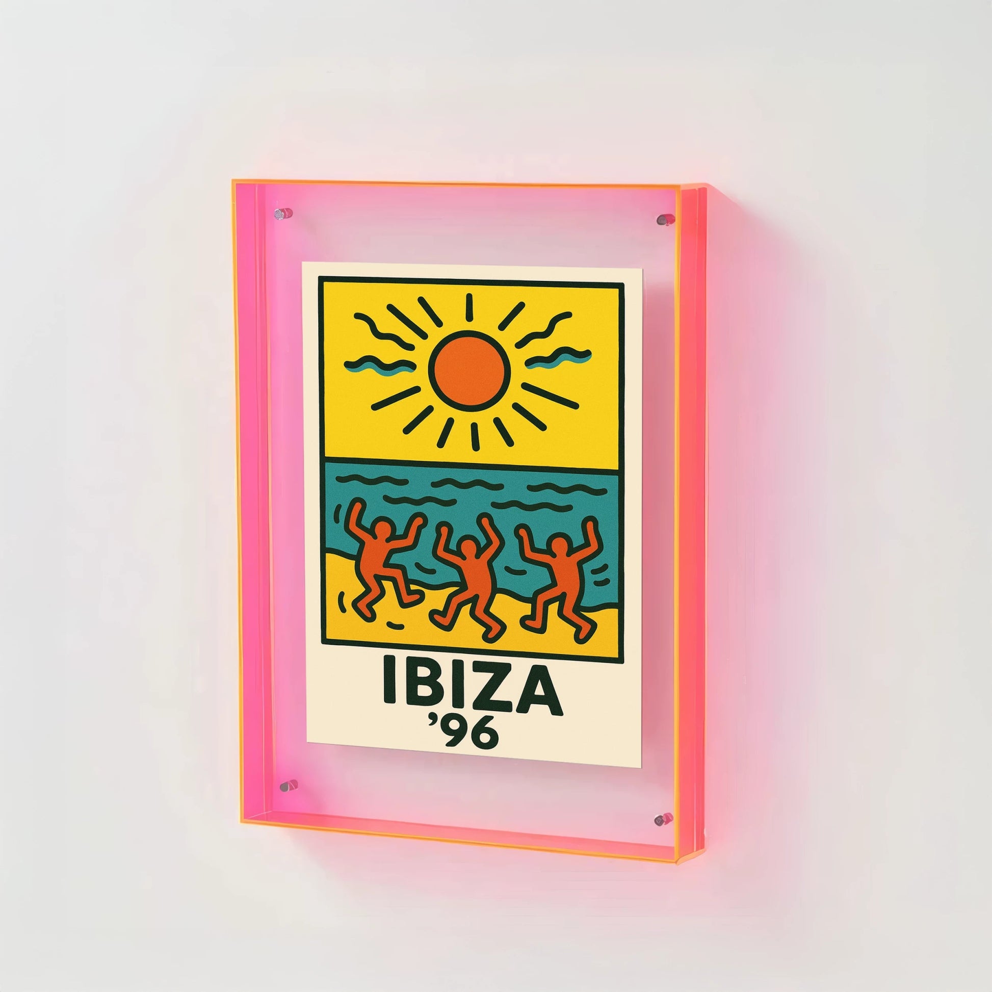 Acrylic Picture Frame - Pink - The House Of BLOC