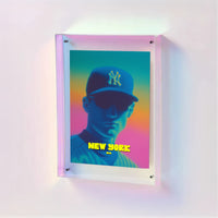 Coloured Transparent Acrylic Picture Frame - Rainbow