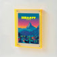 Coloured Transparent Acrylic Picture Frame - Yellow.