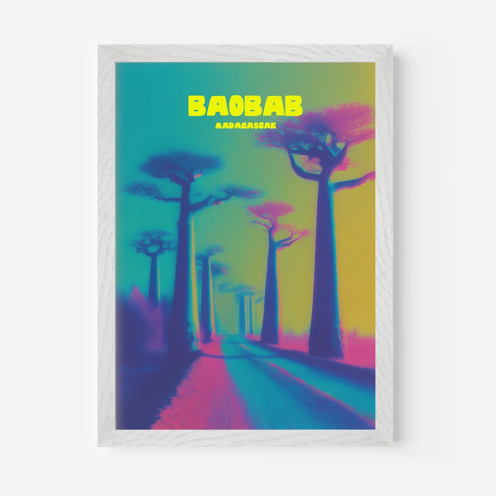 Allée des Baobabs Madagascar Africa Travel Poster - Postered