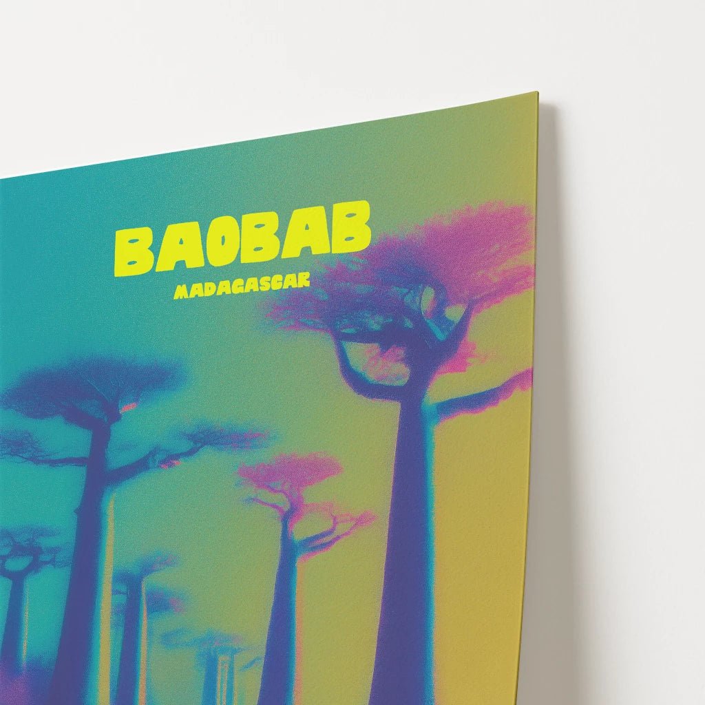 Allée des Baobabs Madagascar Africa Travel Poster - Postered
