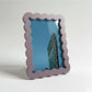 Magnetic Modular Wavey Plastic Frame - Ash Purple - 5x7 Inch