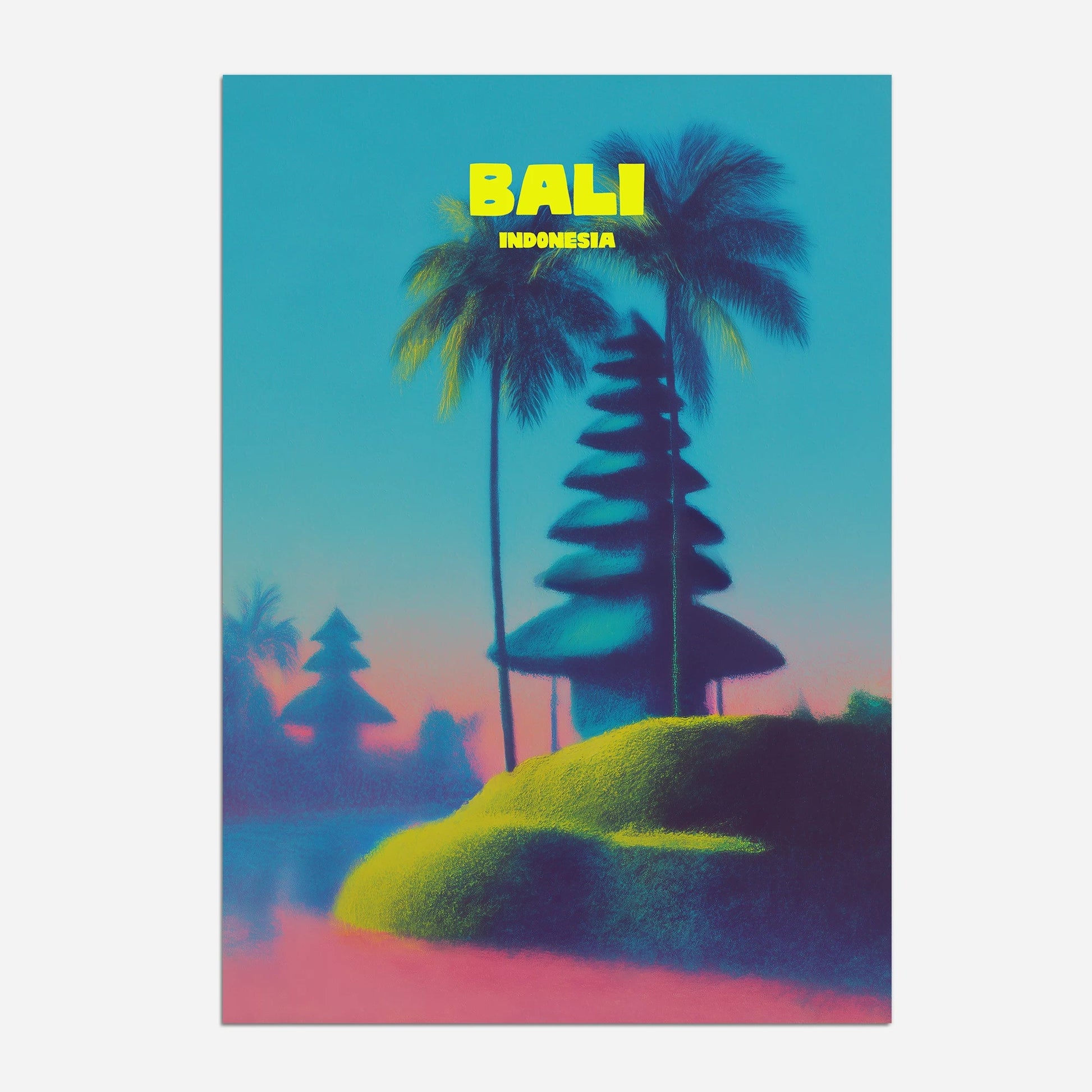 Bali Indonesia Travel Poster - Postered