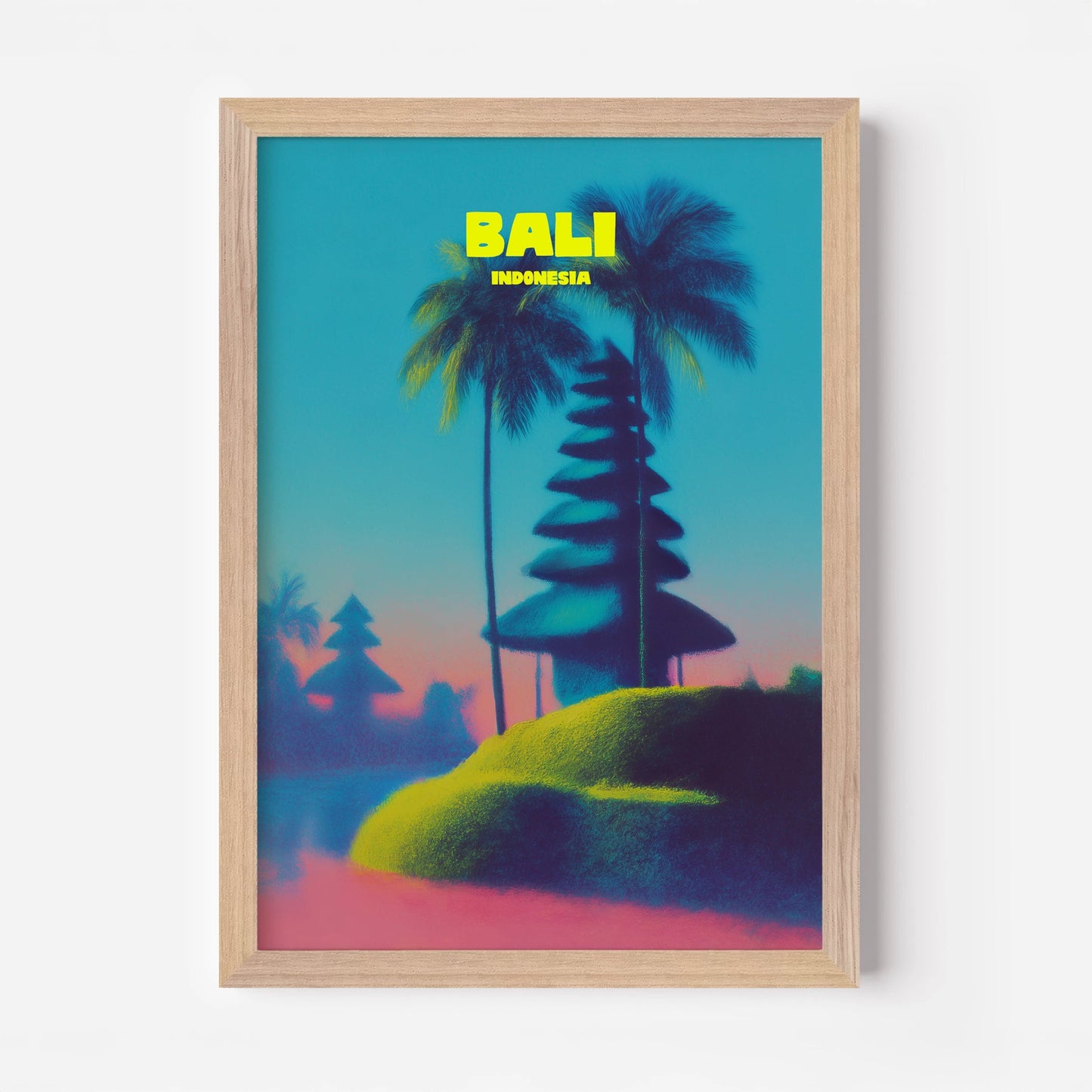 Bali Indonesia Travel Poster - Postered