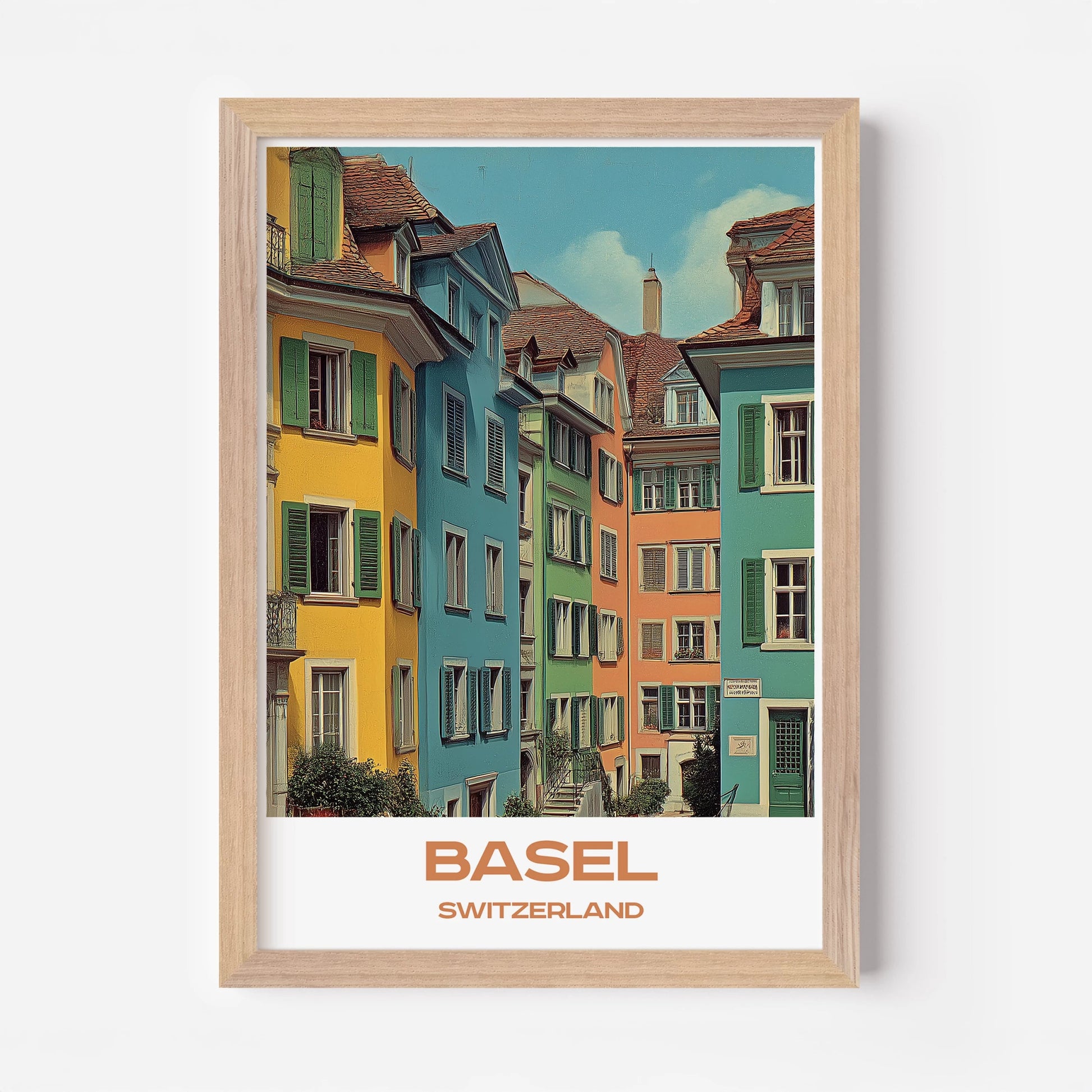 Basel Switzerland Europe Travel Poster - Postered