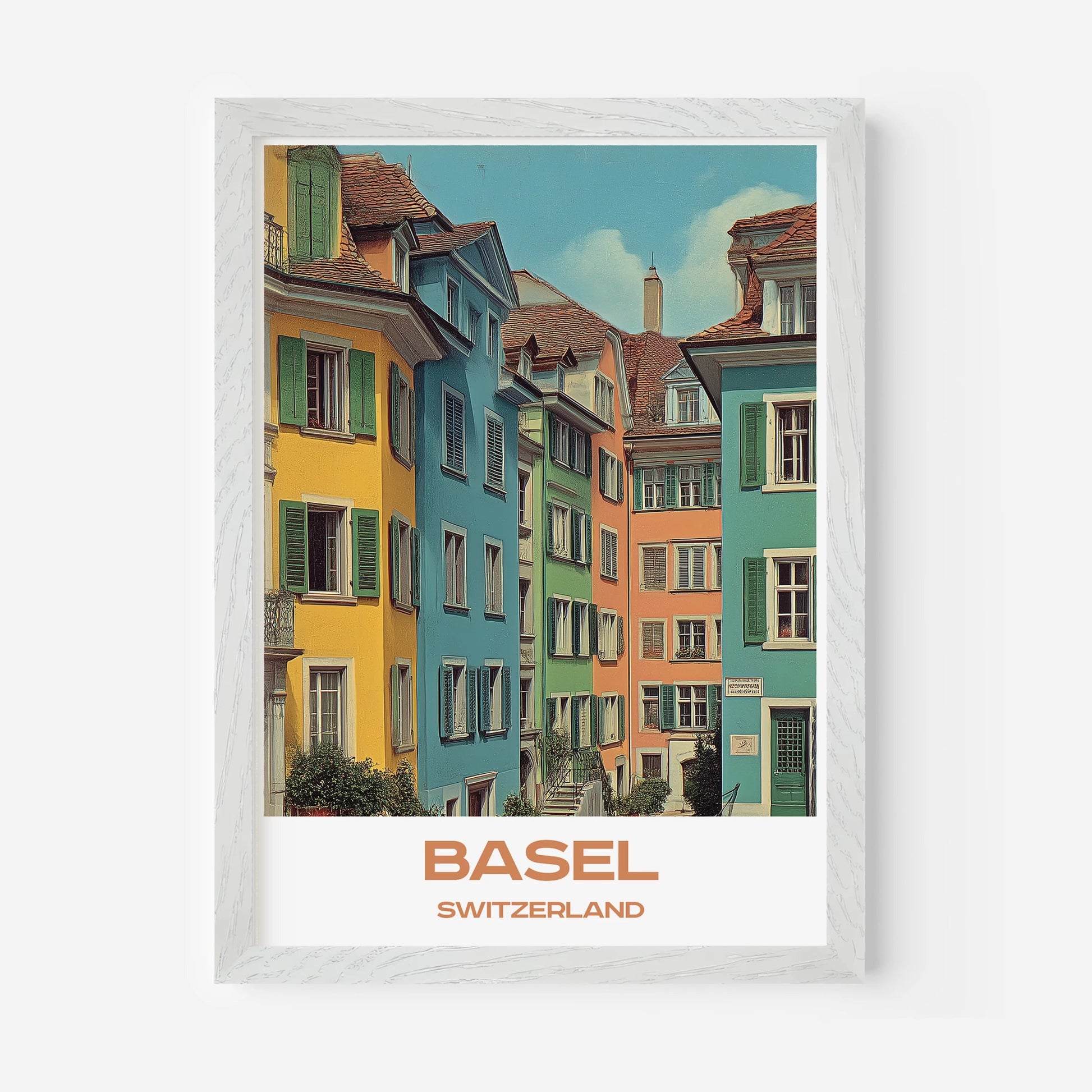 Basel Switzerland Europe Travel Poster - Postered
