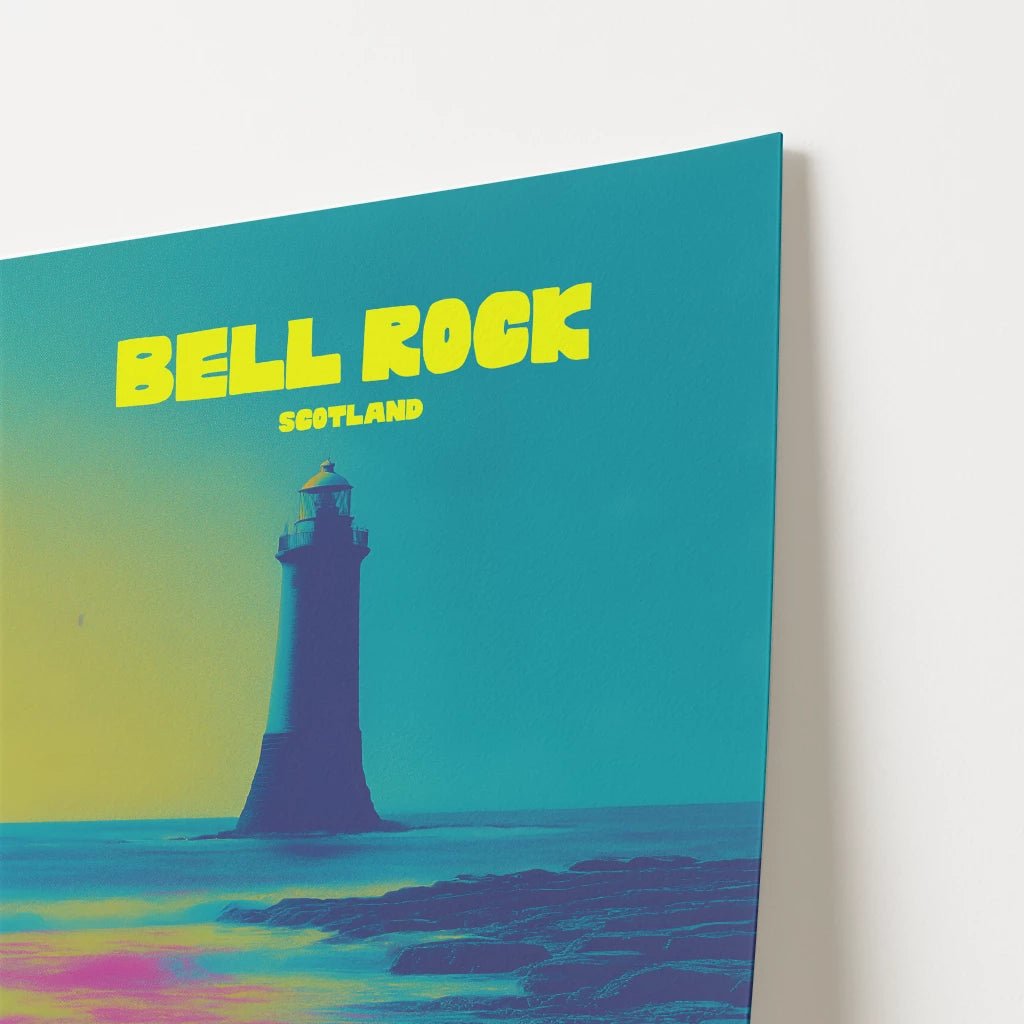 Bell Rock Lighthouse Scotland Travel Poster - Postered