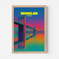 Brooklyn Bridge New York Travel Poster - Postered