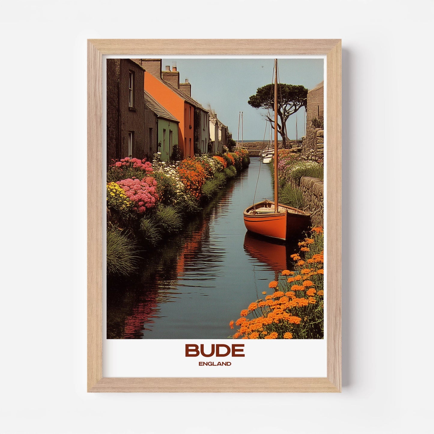 Bude Cornwall England Europe Travel Poster - Postered